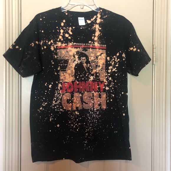 Bleach tie dye graphic tee Clearance